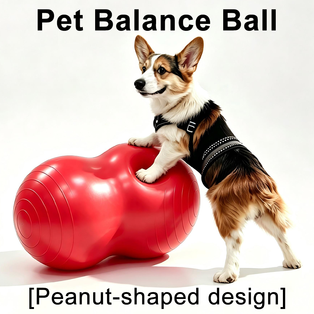 Bosu Ball Balance - Dog Peanut Shape PVC Yoga Ball