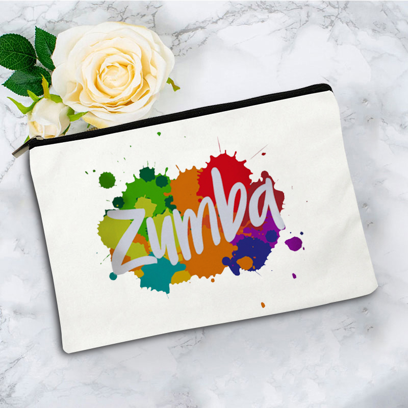 Zumba Canvas MakeupBag , Cute  - Zumba & Yoga Fitness By Anushree Pune Reviews ulasan dan harga