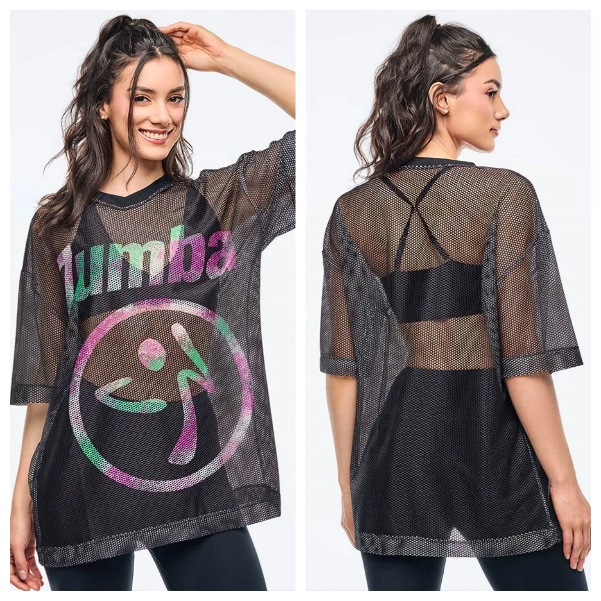 Men's and Women's Black Mesh B - Zumba & Yoga Fitness By Anushree Pune Reviews ulasan dan harga