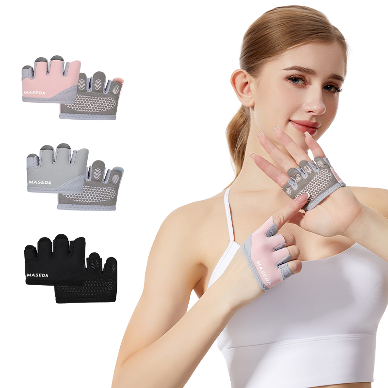 Pair of Fitness Fingerless Glo - Yoga Fitness & Nutrition Llp ulasan dan harga