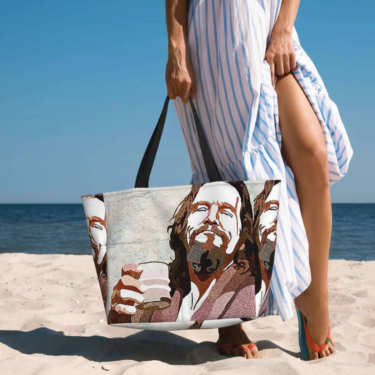 Big Lebowski Dude Portrai Beac - Yoga Fitness Dude ulasan dan harga