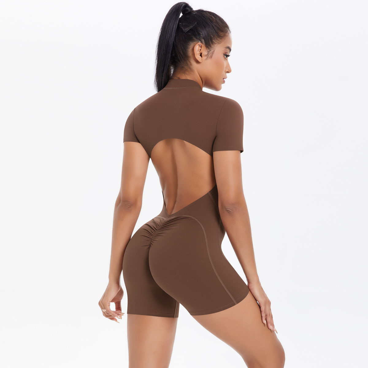 Women Gym Jumpsuit Short Yoga  - Yoga Fitness Kit ulasan dan harga
