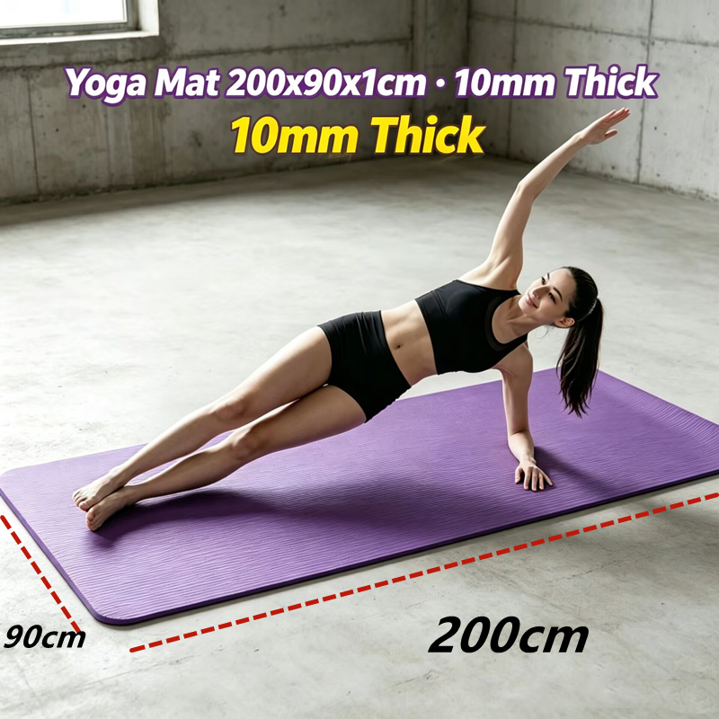 Large Anti‑Slip Fitness Yoga M - Yoga Fitness Resiliation ulasan dan harga