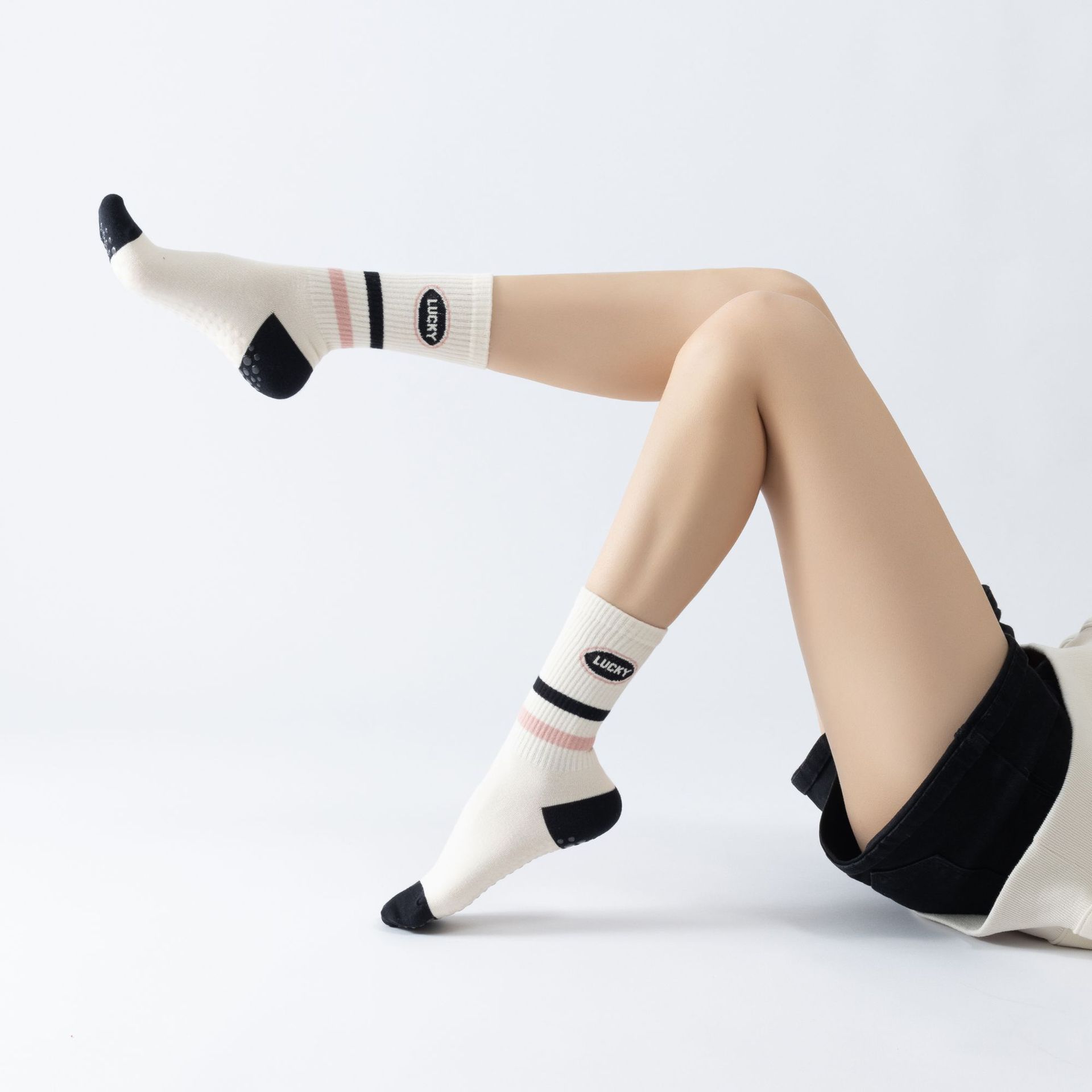 Stripes Yoga Aerobics Socks Wo - Zumba & Yoga Fitness By Anushree Pune Reviews ulasan dan harga
