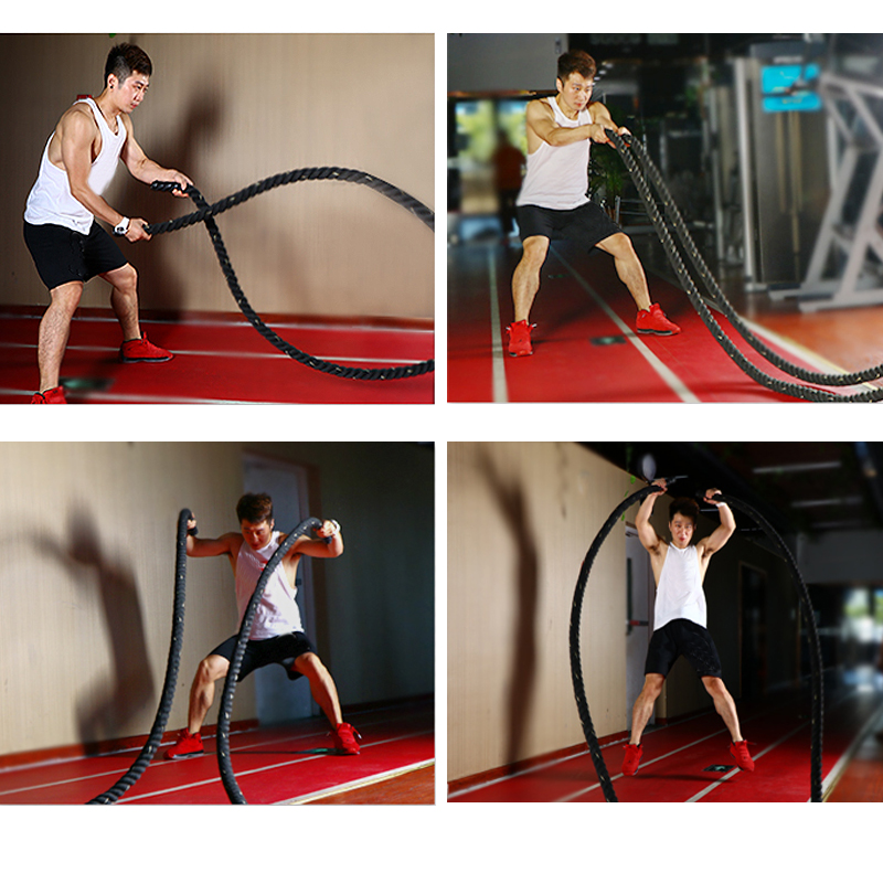 9M/12M/15M Fitness Battle Rope - Battle Rope Exercise ulasan dan harga