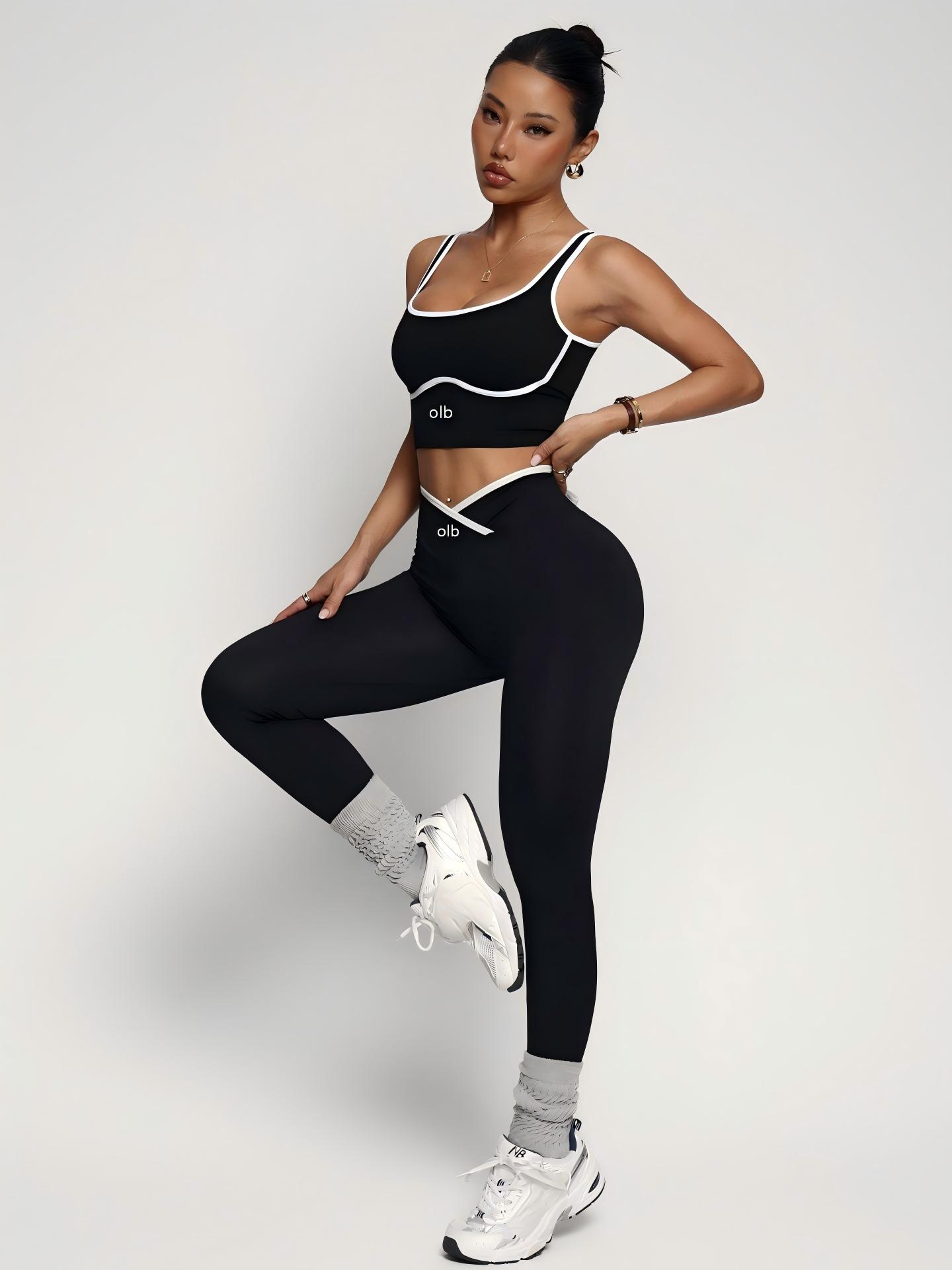 2-piece new sports bra vest pa - Yoga Fitness Kit ulasan dan harga