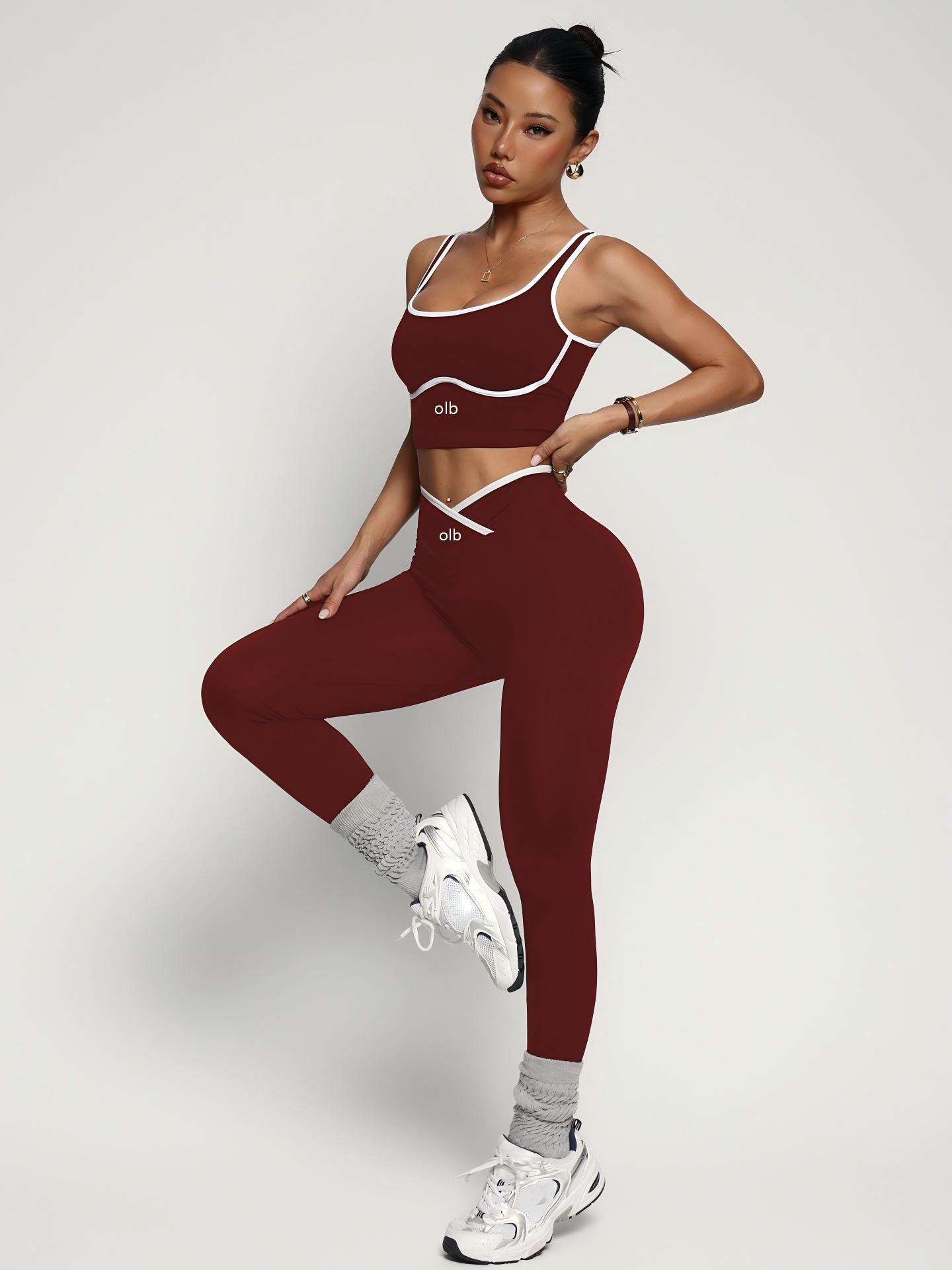 2-piece new sports bra vest pa - Yoga Fitness Kit ulasan dan harga