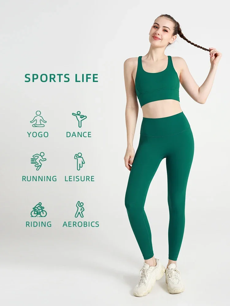 Women's Solid Color 2 piece Yo - Yoga Fitness Kit ulasan dan harga