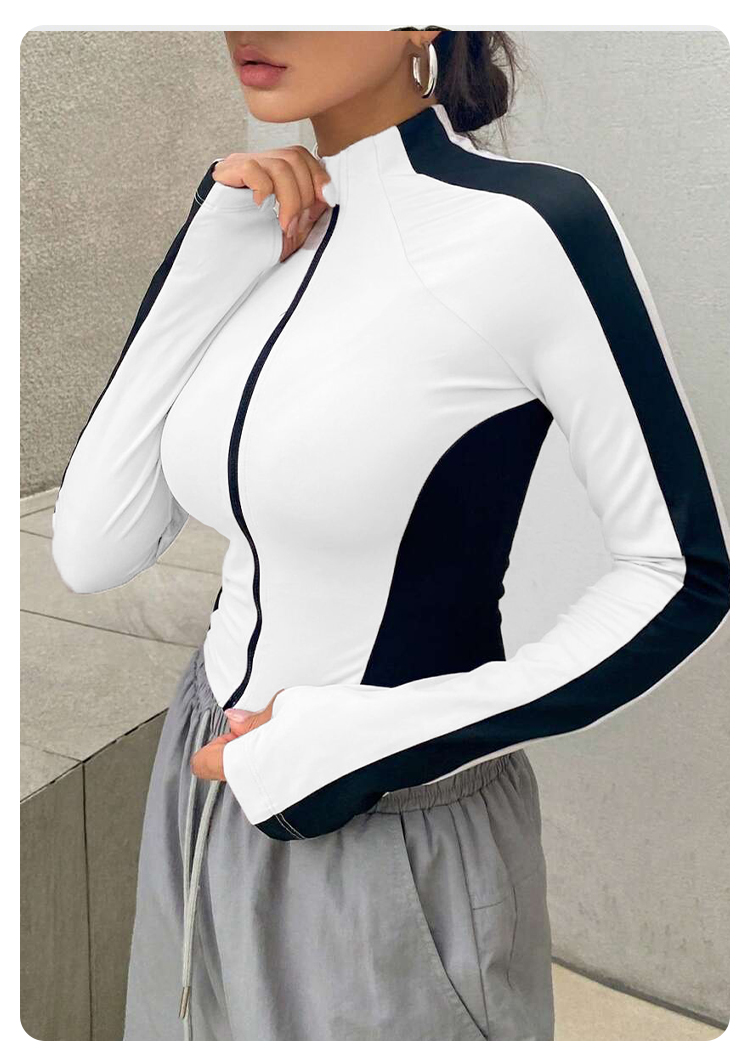 Yoga Clothes Stand Up Collar J - Yoga Fitness & Nutrition Llp ulasan dan harga