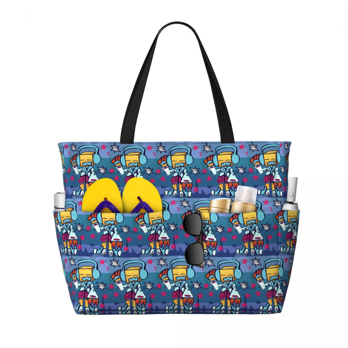Geometry Dude Beach Tote Bag S - Yoga Fitness Dude ulasan dan harga