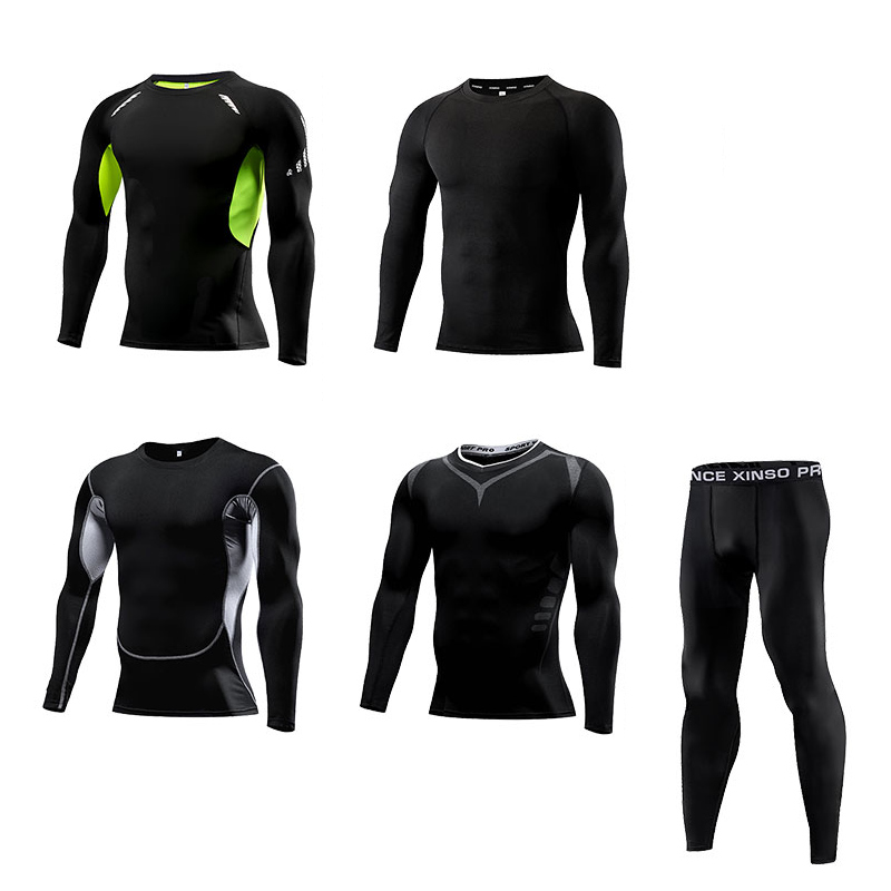 2026 Men Compression Sportswea - Yoga Fitness Kit ulasan dan harga
