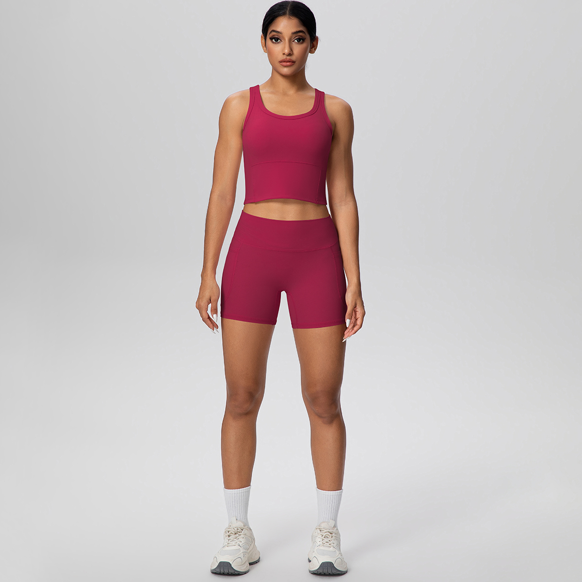 2PCS Women Summer Fitness Spor - Yoga Fitness Kit ulasan dan harga