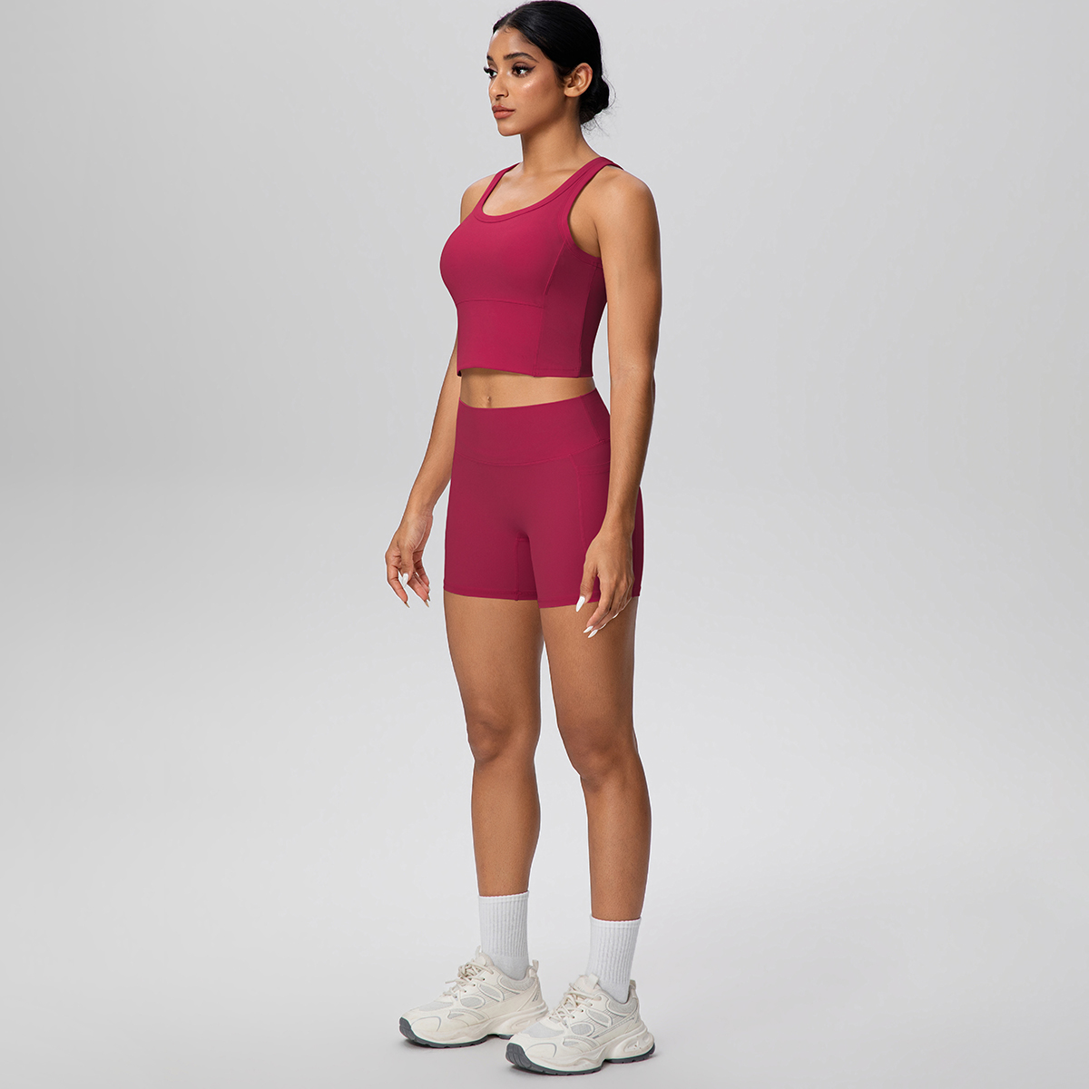 2PCS Women Summer Fitness Spor - Yoga Fitness Kit ulasan dan harga