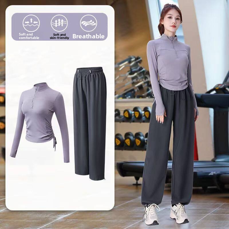 Women's Outdoor Running Fitnes - Yoga Fitness Kit ulasan dan harga