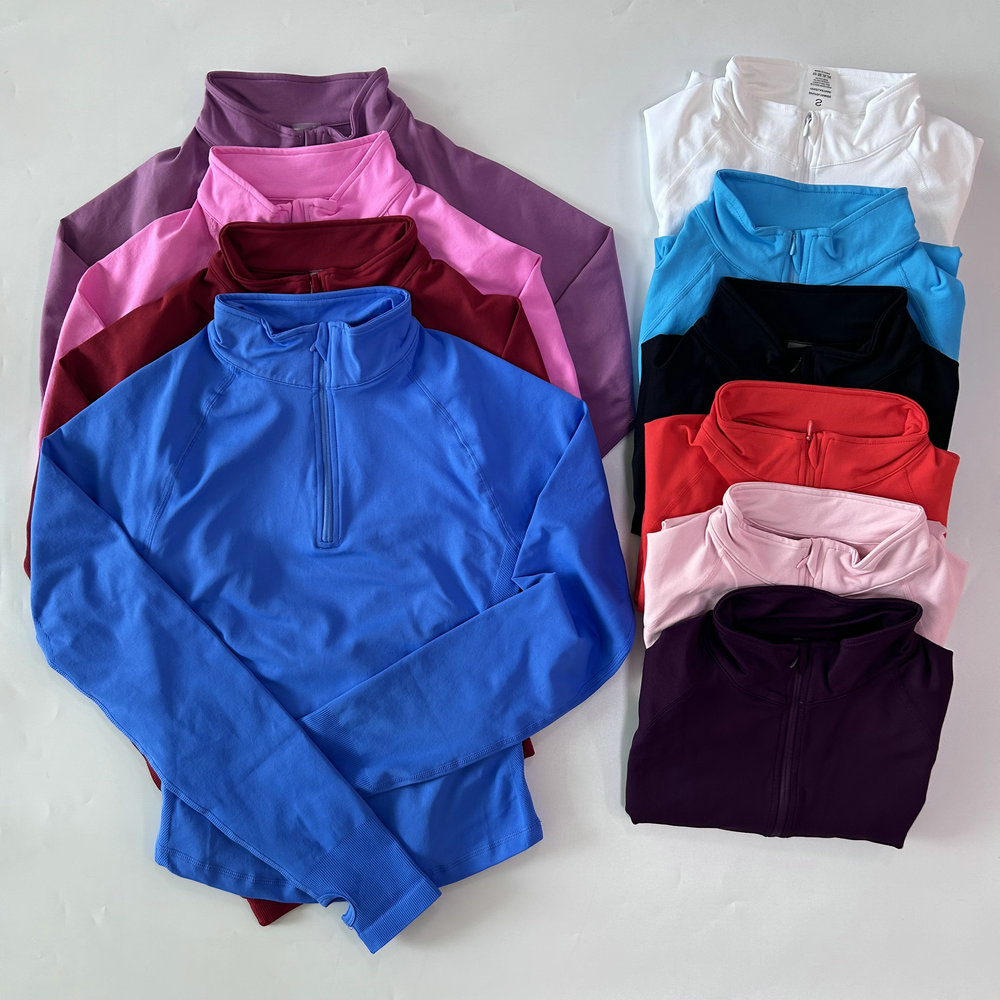 No Logo Yoga Jacket With Half  - Yoga Fitness & Nutrition Llp ulasan dan harga