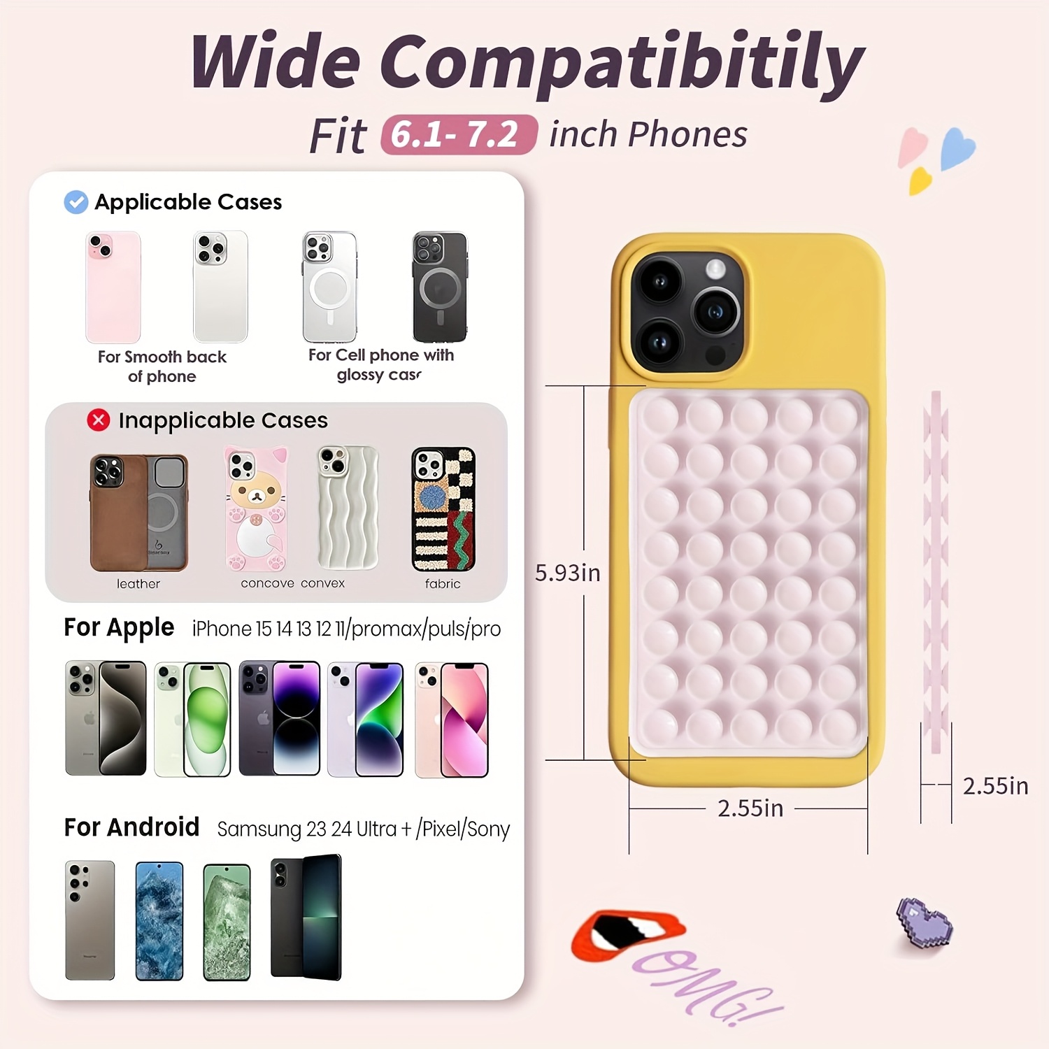 2pcs Double-Sided Silicone Suc - Yoga Fitness & Nutrition Llp ulasan dan harga